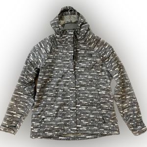 The North Face water proof women raincoat (size large)